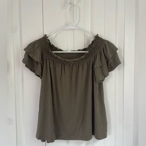 American Eagle Outfitters Off The Shoulder Blouse
